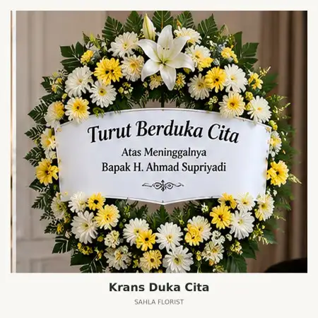 Krans Bunga Duka Sidoarjo Kota